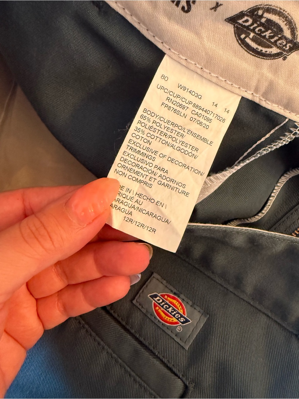 Dickies x Urban Outfitters high waisted ankle pants - Picture 5 of 5